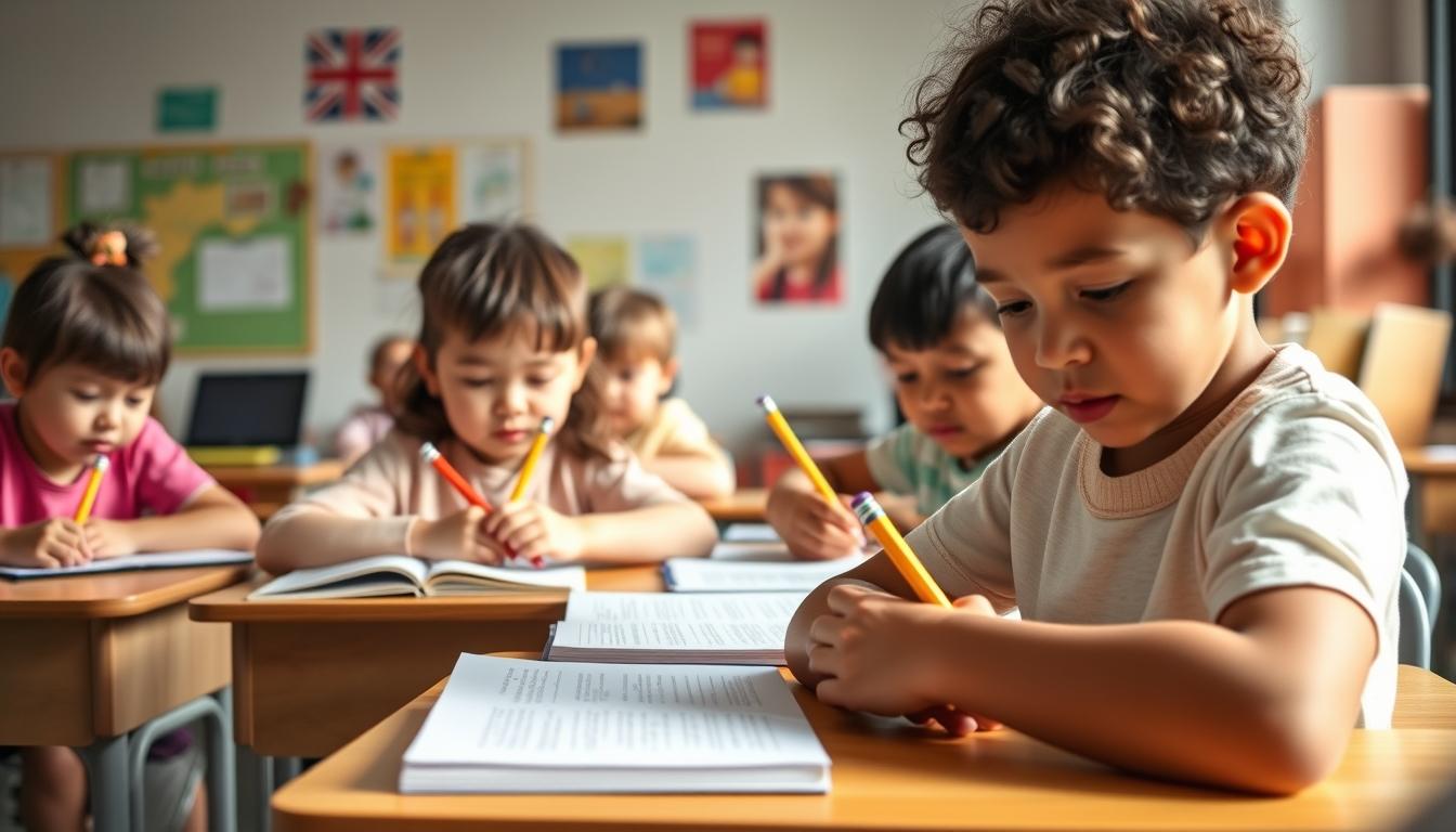 Students working in research laboratory